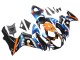 2011-2024 Suzuki GSXR 600 / GSXR 750 Motorcycle Fairings - Light Blue Orange Black White Shark 46 Canada Websites