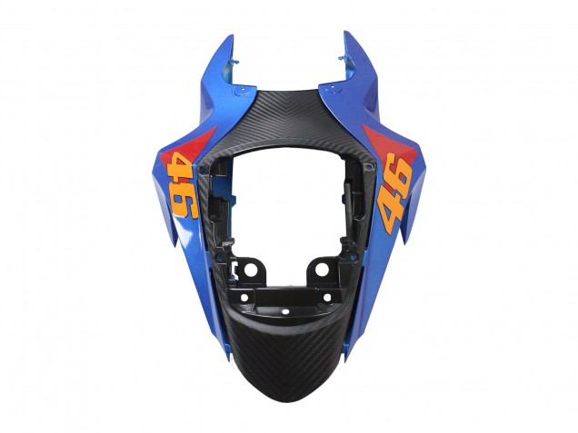 2011-2024 Suzuki GSXR 600 / GSXR 750 Motorcycle Fairings - Light Blue Orange Black White Shark 46 Canada Websites