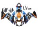 2011-2024 Suzuki GSXR 600 / GSXR 750 Motorcycle Fairings - Light Blue Orange Black White Shark 46 Canada Websites