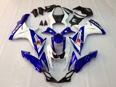 2011-2024 Suzuki GSXR 600 / GSXR 750 Motorcycle Fairings - Blue White Canada Websites