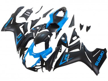 2011-2024 Suzuki GSXR 600 / GSXR 750 Motorcycle Fairing - Blue Matte Black Canada Websites