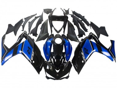 2015-2018 Yamaha YZF R3/R25 Motorcycle Fairing - Blue Glossy Black Canada Websites