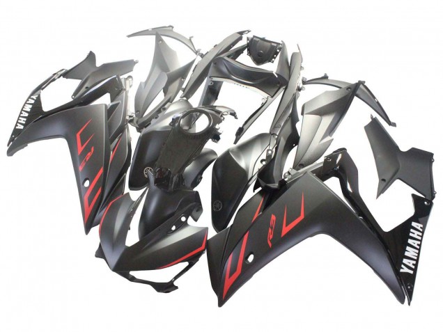 2015-2018 Yamaha YZF R3/R25 Motorcycle Fairings - Glossy Black Matte Black Red Canada Websites