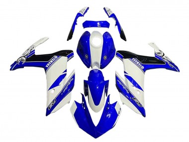 2015-2018 Yamaha YZF R3/R25 Motorcycle Fairings - White Blue Black Racing Canada Websites