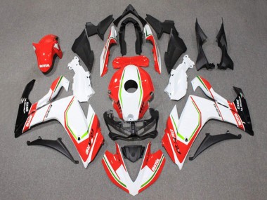 2015-2018 Yamaha YZF R3/R25 Motorcycle Fairings - White Red Green Black Motul Canada Websites