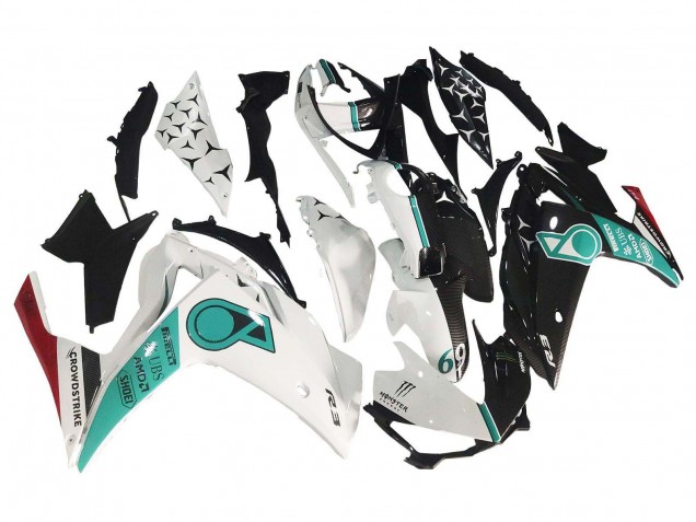 2015-2018 Yamaha YZF R3/R25 Motorcycle Fairings - White Green Glossy Black Canada Websites