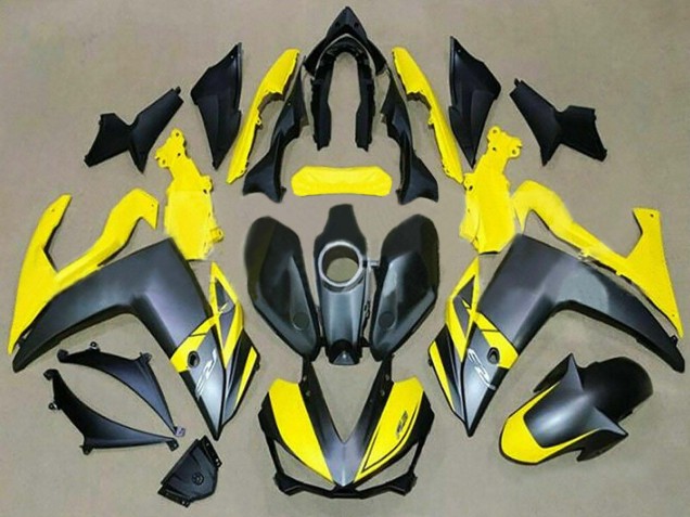 2015-2018 Yamaha YZF R3/R25 Motorcycle Fairings - Yellow Black Canada Websites