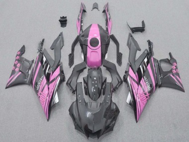 2015-2018 Yamaha YZF R3/R25 Motorcycle Fairings - Pink Glossy Black Canada Websites