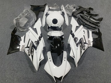 2019-2021 Yamaha YZF R3/R25 Motorcycle Fairings - White Glossy Black Canada Websites