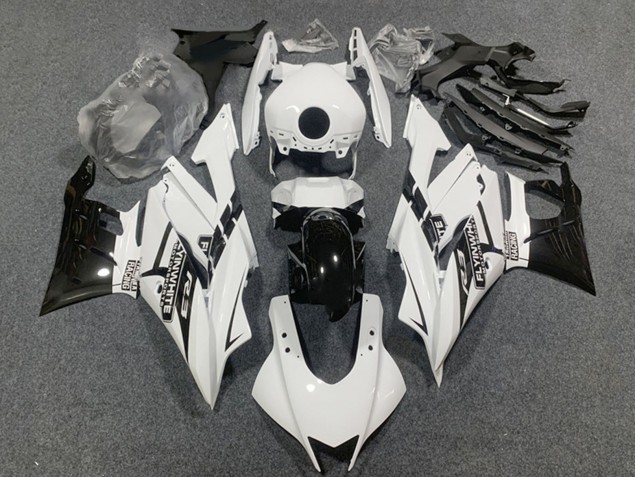 2019-2021 Yamaha YZF R3/R25 Motorcycle Fairings - White Glossy Black Canada Websites