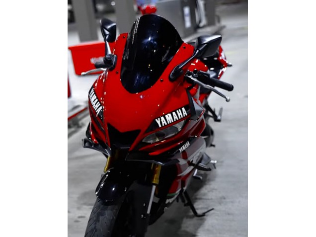 2019-2021 Yamaha YZF R3/R25 Motorcycle Fairings - Dark Red White Silver Black Valsir Canada Websites