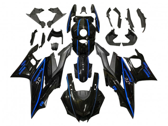 2019-2021 Yamaha YZF R3/R25 Motorcycle Fairings - Glossy Black Blue Matte Black Canada Websites