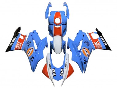 2019-2021 Yamaha YZF R3/R25 Motorcycle Fairings - Blue White Orange Black Gulf Canada Websites
