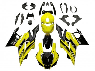 2019-2021 Yamaha YZF R3/R25 Motorcycle Fairings - Yellow Black Carbon Fiber Canada Websites