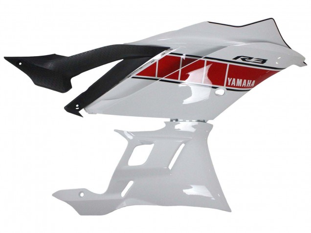 2019-2021 Yamaha YZF R3/R25 Motorcycle Fairings - White Red Yellow Black Canada Websites