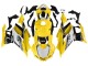 2019-2021 Yamaha YZF R3/R25 Motorcycle Fairings - Yellow White Black Stripe Canada Websites