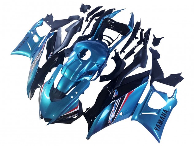 2022-2024 Yamaha YZF R3/R25 Motorcycle Fairing - Blue White Red Black Canada Websites