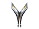 2022-2024 Yamaha YZF R3/R25 Motorcycle Fairings - Black Carbon Fiber Style Gold Red ABBOT Canada Websites