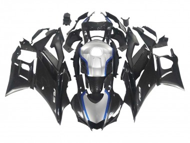 2022-2024 Yamaha YZF R3/R25 Motorcycle Fairings - Black Carbon Fiber Style Silver Blue Canada Websites