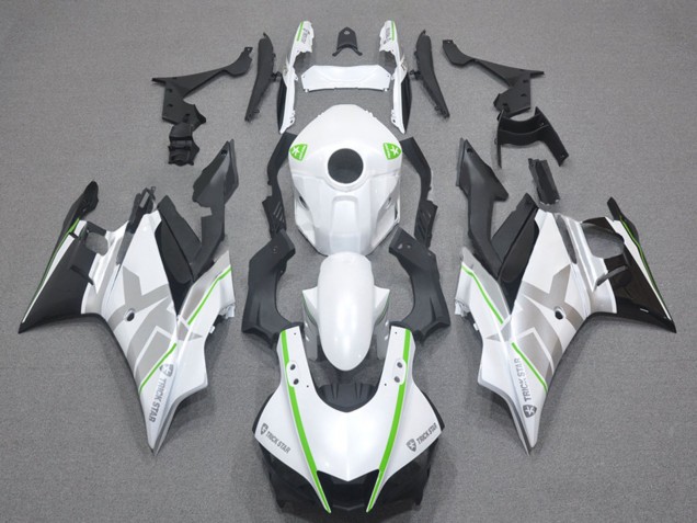 2022-2024 Yamaha YZF R3/R25 Motorcycle Fairings - White Green Silver Black Canada Websites