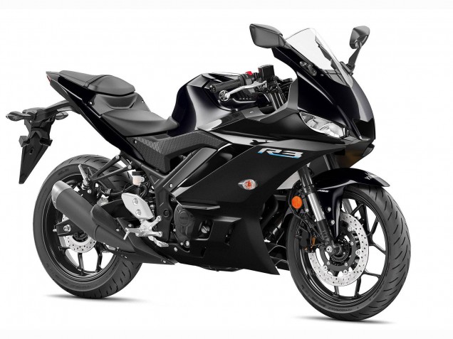 2022-2024 Yamaha YZF R3/R25 Motorcycle Fairing - Glossy Black Canada Websites