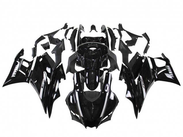 2022-2024 Yamaha YZF R3/R25 Motorcycle Fairings - Glossy Black Canada Websites