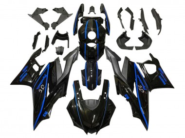2022-2024 Yamaha YZF R3/R25 Motorcycle Fairings - Glossy Black Blue Canada Websites