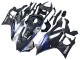 2022-2024 Yamaha YZF R3/R25 Motorcycle Fairings - Marble Black Silver Blue Forged Carbon Fiber Style Canada Websites