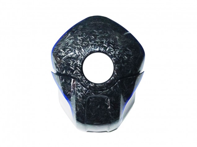 2022-2024 Yamaha YZF R3/R25 Motorcycle Fairings - Marble Black Silver Blue Forged Carbon Fiber Style Canada Websites