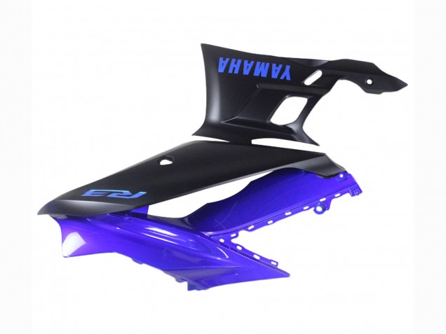 2022-2024 Yamaha YZF R3/R25 Motorcycle Fairing - Blue Matte Black Canada Websites
