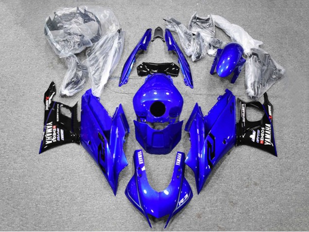 2022-2024 Yamaha YZF R3/R25 Motorcycle Fairings - Blue Black ENEOS Canada Websites