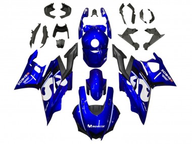 2022-2024 Yamaha YZF R3/R25 Motorcycle Fairings - Blue White Black MoviStar ENEOS Canada Websites