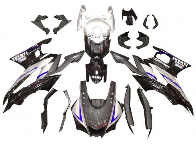 2022-2024 Yamaha YZF R3/R25 Motorcycle Fairing Kits - Silver Blue Black Carbon Fiber Style Canada Websites