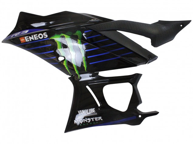 2022-2024 Yamaha YZF R3/R25 Motorcycle Fairings - Blue Green Black Monster Yamalube ENEOS Canada Websites