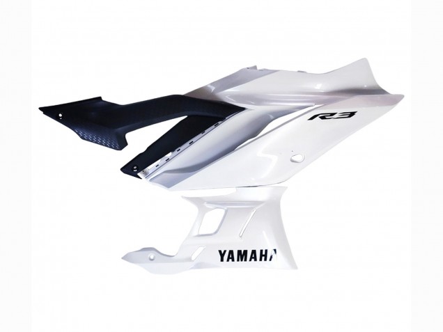 2022-2024 Yamaha YZF R3/R25 Motorcycle Fairings - White Canada Websites