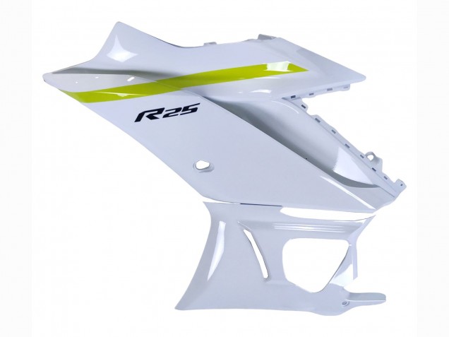 2022-2024 Yamaha YZF R3/R25 Motorcycle Fairings - White Yellow Black Canada Websites
