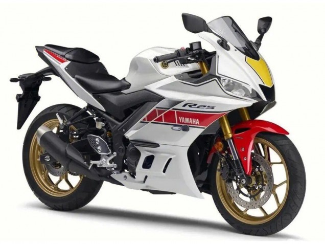2022-2024 Yamaha YZF R3/R25 Motorcycle Fairing - White Red Black Canada Websites