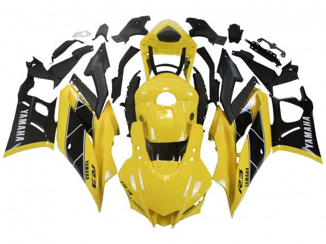 2022-2024 Yamaha YZF R3/R25 Motorcycle Fairing - Yellow Black Canada Websites