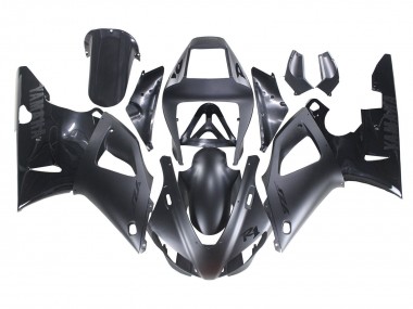 1998-1999 Yamaha YZF 1000 R1 Motorcycle Fairings - Matte Black Glossy Black Canada Websites