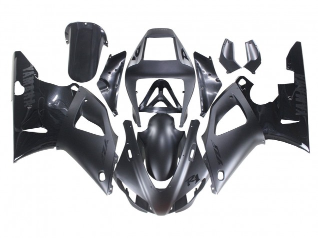 1998-1999 Yamaha YZF 1000 R1 Motorcycle Fairings - Matte Black Glossy Black Canada Websites