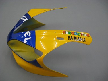 2000-2001 Yamaha YZF 1000 R1 Motorcycle Fairings - White Yellow Blue Motul Camel Canada Websites