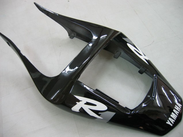 2000-2001 Yamaha YZF 1000 R1 Motorcycle Fairings - Glossy Black White Decal Canada Websites