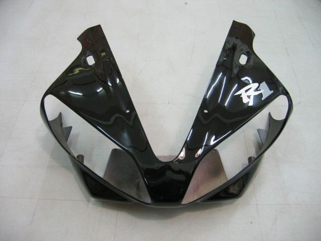 2000-2001 Yamaha YZF 1000 R1 Motorcycle Fairings - Glossy Black White Decal Canada Websites