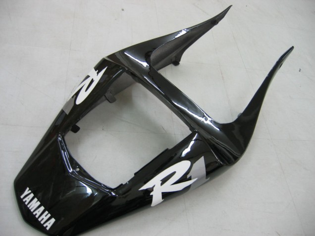 2000-2001 Yamaha YZF 1000 R1 Motorcycle Fairings - Glossy Black White Decal Canada Websites