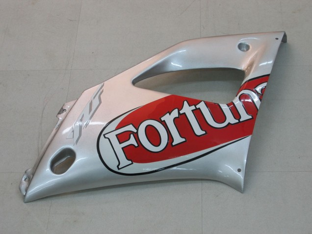 2000-2001 Yamaha YZF 1000 R1 Motorcycle Fairings - Silver Red Fortuna Motul Canada Websites