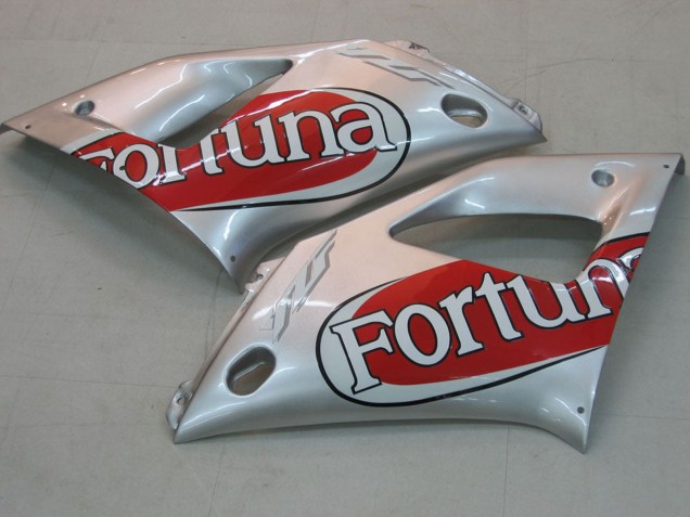 2000-2001 Yamaha YZF 1000 R1 Motorcycle Fairings - Silver Red Fortuna Motul Canada Websites