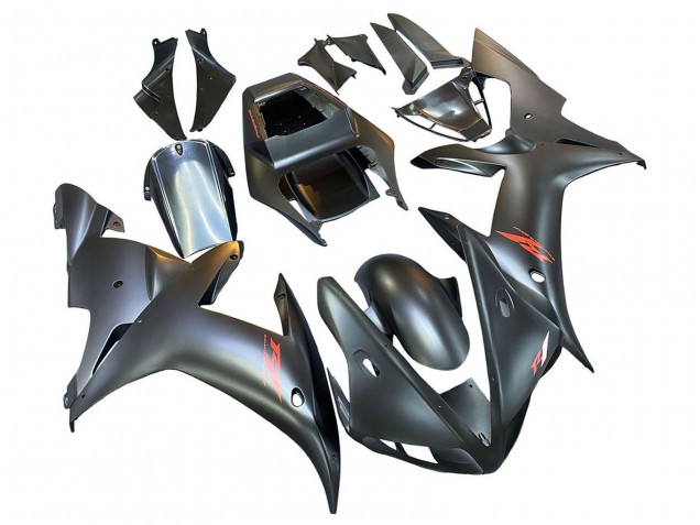 2002-2003 Yamaha YZF 1000 R1 Motorcycle Fairings - Matte Black Red Canada Websites