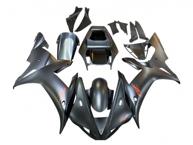 2002-2003 Yamaha YZF 1000 R1 Motorcycle Fairings - Matte Black Red Canada Websites