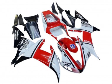 2002-2003 Yamaha YZF 1000 R1 Motorcycle Fairings - White Red Black Petronas Canada Websites