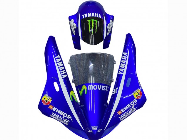 2002-2003 Yamaha YZF 1000 R1 Motorcycle Fairings - Blue Black Green MoviStar ENEOS Monster Canada Websites